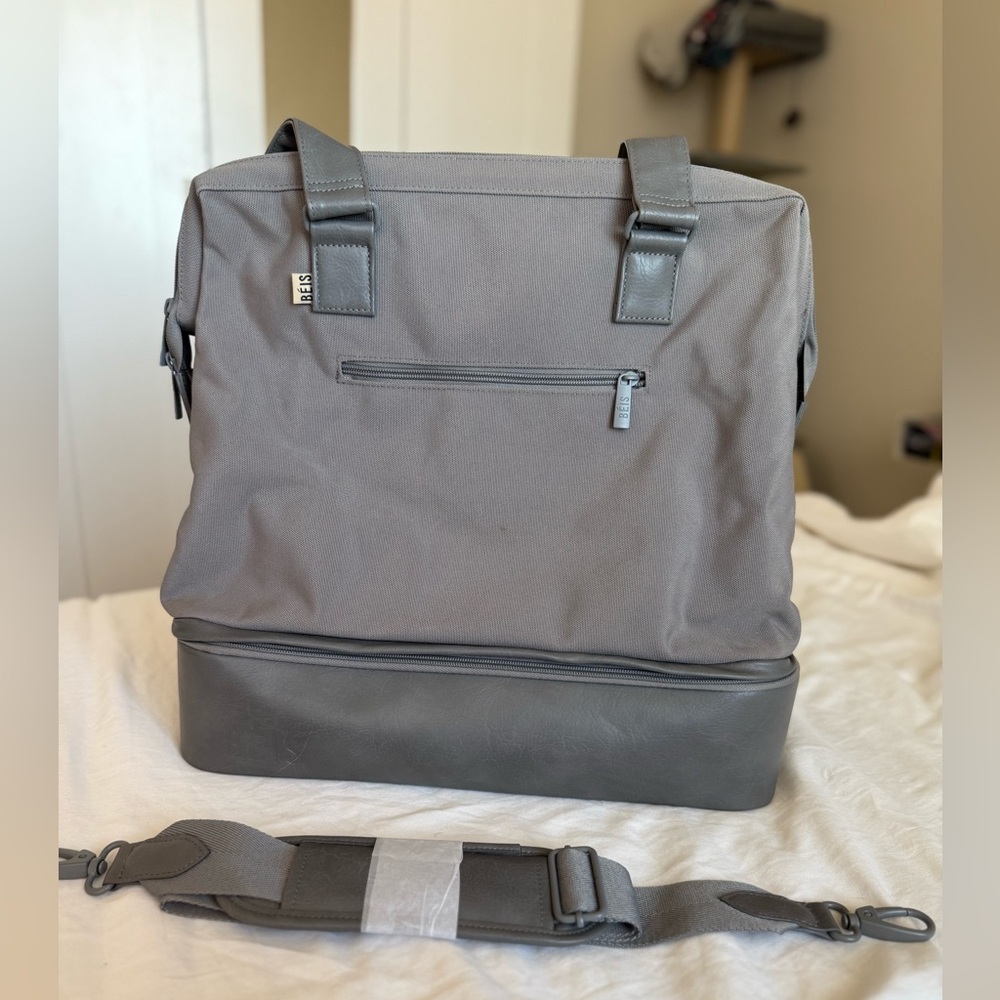 BEIS Convertible Mini Weekender 
in Grey